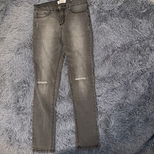 Grey Skinny Jeans